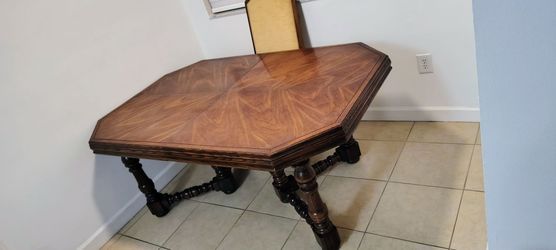 Dining Table Brow Vintage