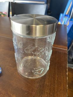 Doggy Glass Jar