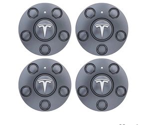 Hub Cap Compatible with Tesla Model 3 Protector Center Cap (White)
