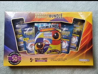 TCG Pokémon Mystery Bundle 50+ Cards Holo Rare Presstibundle Gaming Sealed