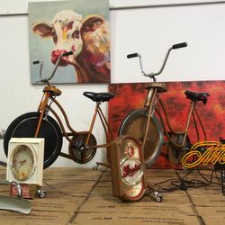 2 vintage schwinn -1960’s exercise bikes in excellent condition👍