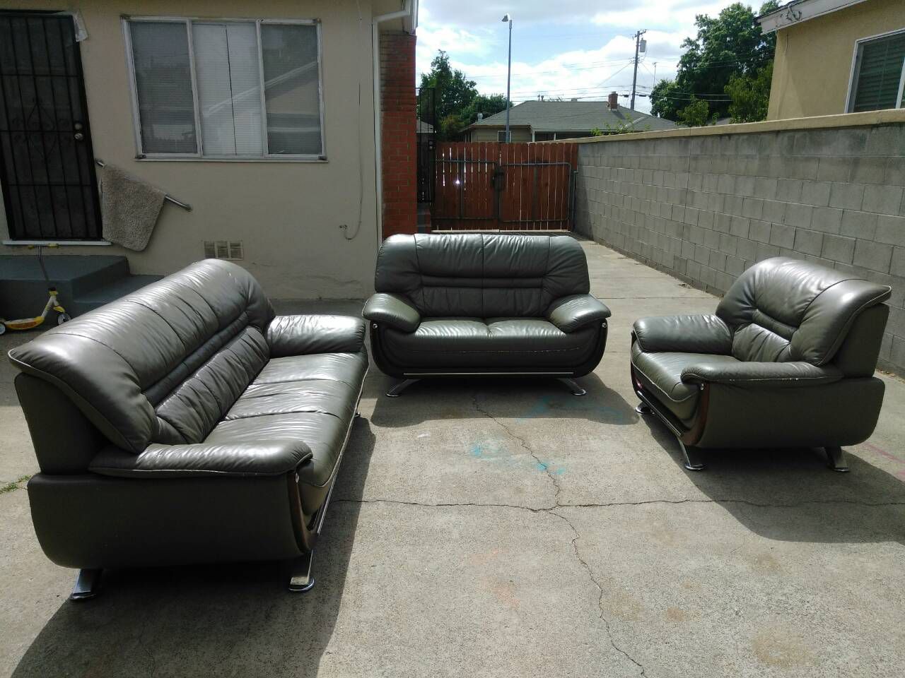 Sofa and loveseat and chair