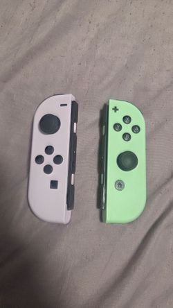 Pastel Purple and Green Joycons