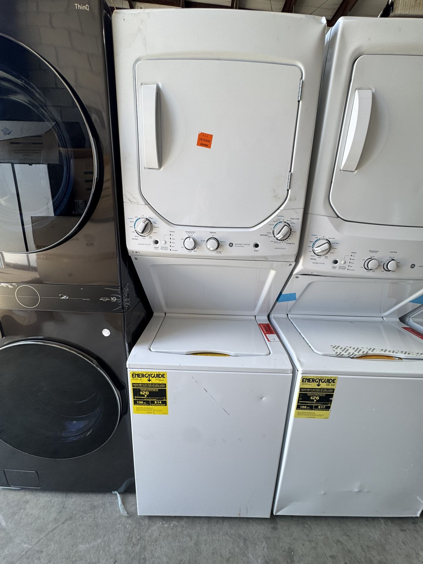 24” Laundry Center Washer Dyer Scratch And Dent 