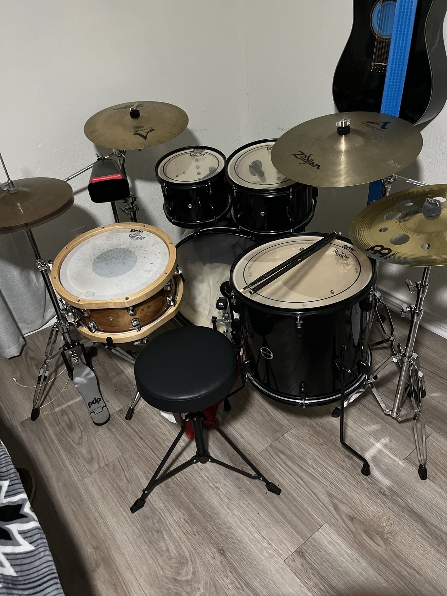 5 Shell Pdp Drum Set And More