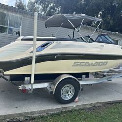 2007 Seadoo Utopia Twin Motor 310HP & 2023 Trailer 