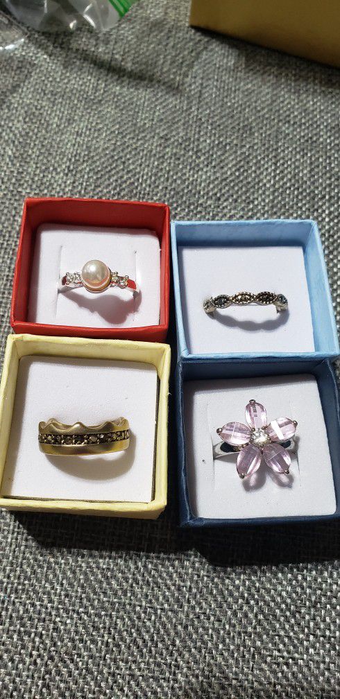 Fashion Rings Size 6.75.   $3.00 Each. Special Sale.