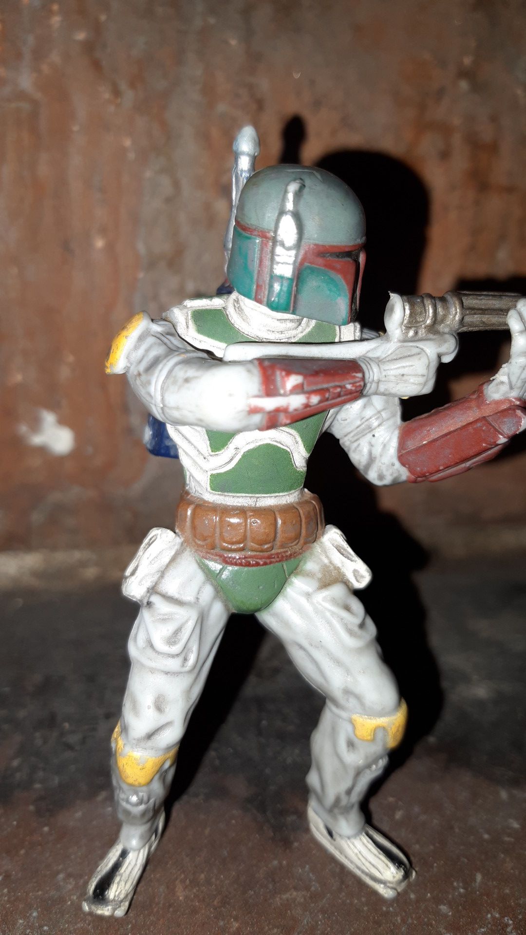 Star Wars Boba Fett PVC Collectible Figurine (2007) Toy Figure Distressed LFT
