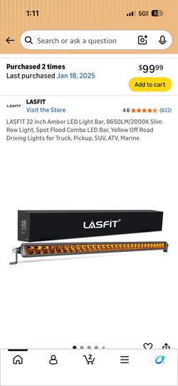 32” Light Bar for Truck