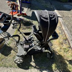 Compact Double Stroller. 
