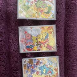 Pokemon First Partner Series 2  Chikorita/Cyndaquil/Totodile Trio
