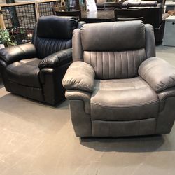 Plush Manual / Power Recliner (3 Colors)- Hampton 