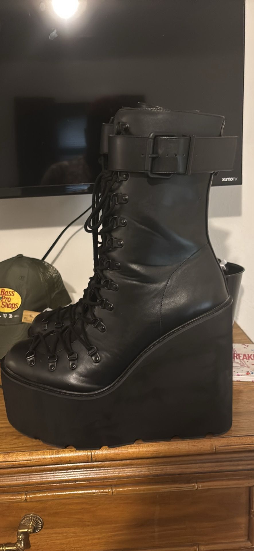 Platform Dolls kill Leather Boots