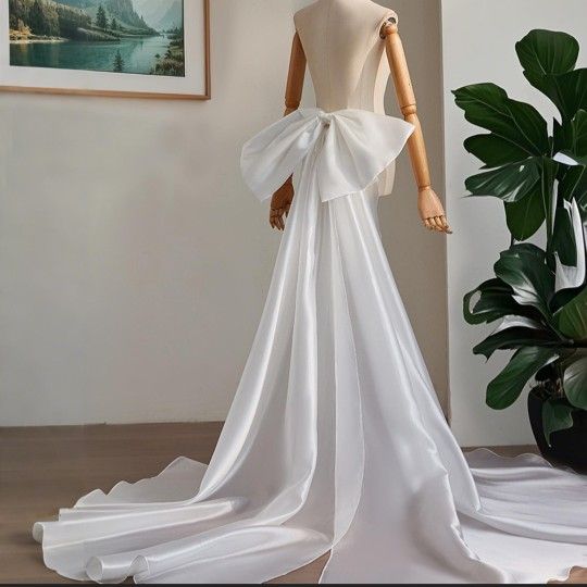 Large Bow Attachment For Wedding Dress