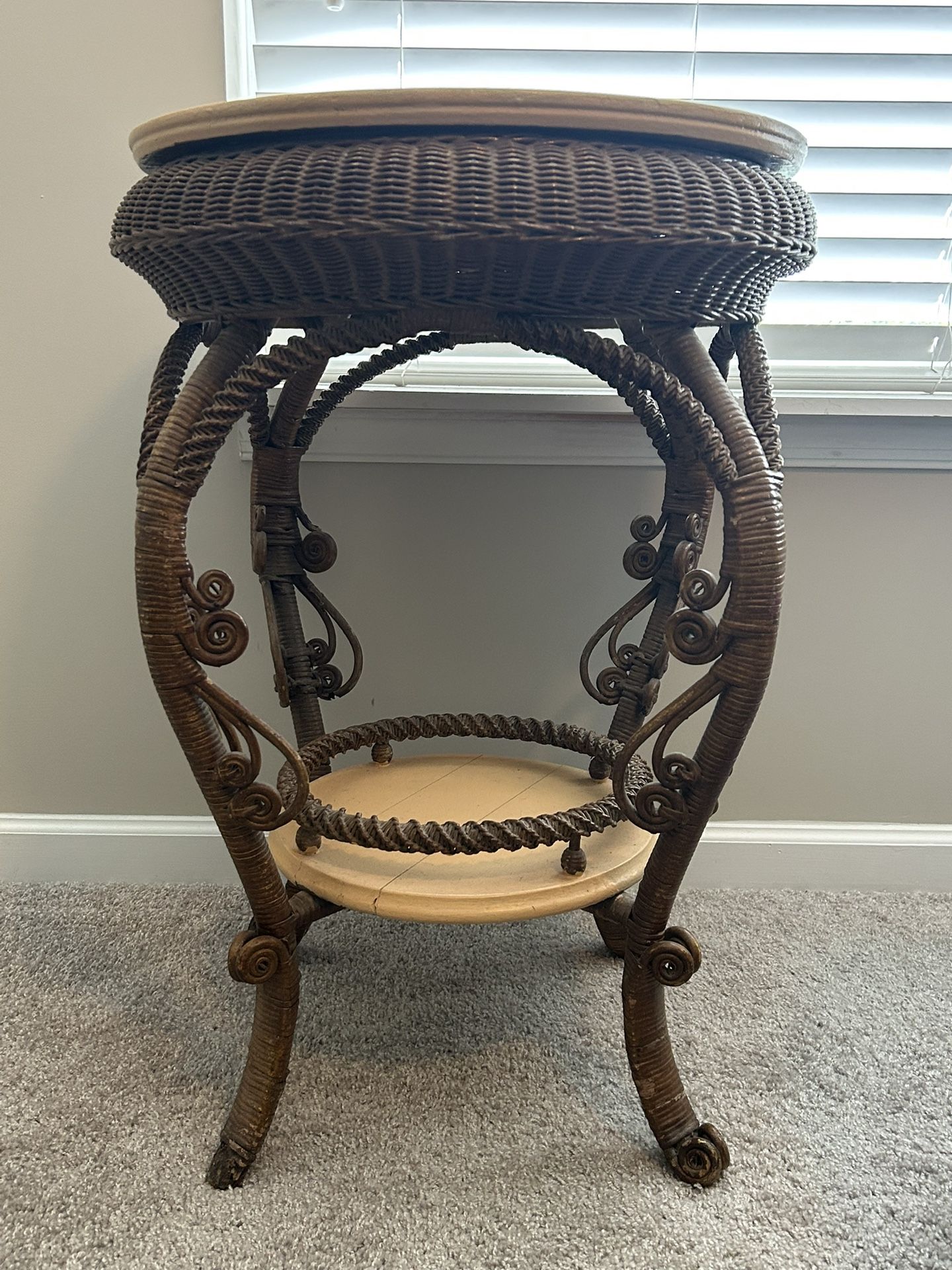 1800’s French Wicker Table