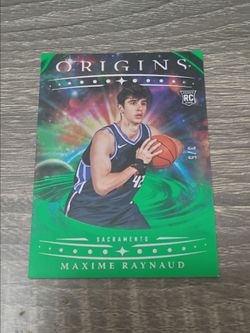 2025-26 Maxime Raynaud Panini Origins Green Rookie /5