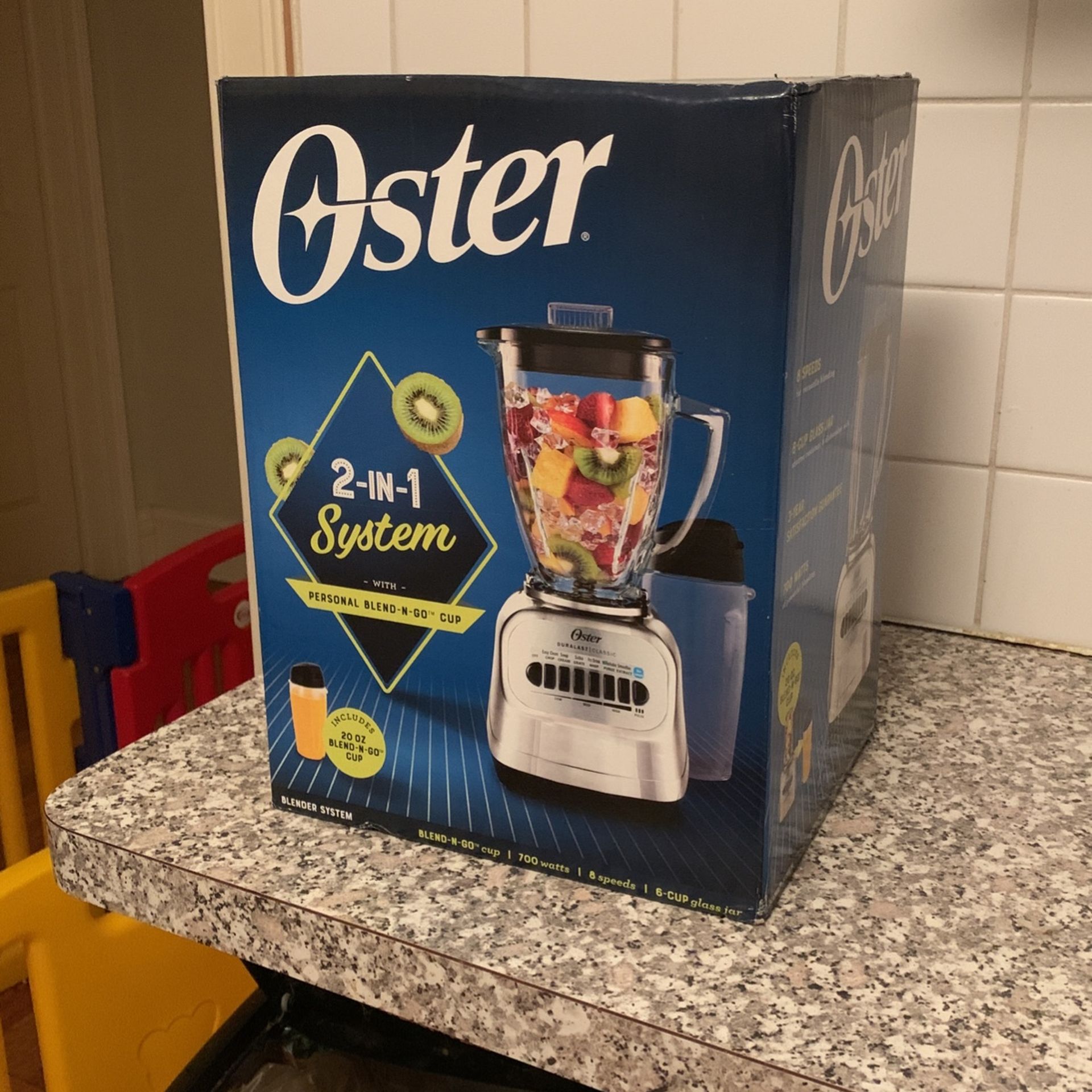 Unopen**Oster 2-in-1 System With Personal Blend-n-go Cup