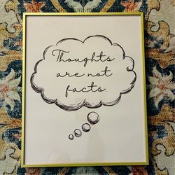 Pink and gold wall art