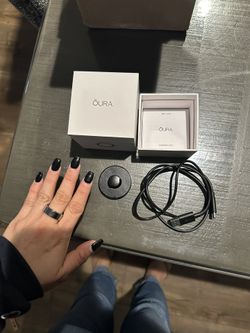 Oura Ring silver Size 9 Gen 2