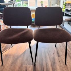 Maroon dining Chairs (2)