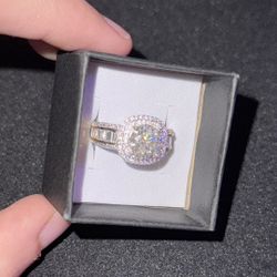 2ct Moissanite Ring Size 7