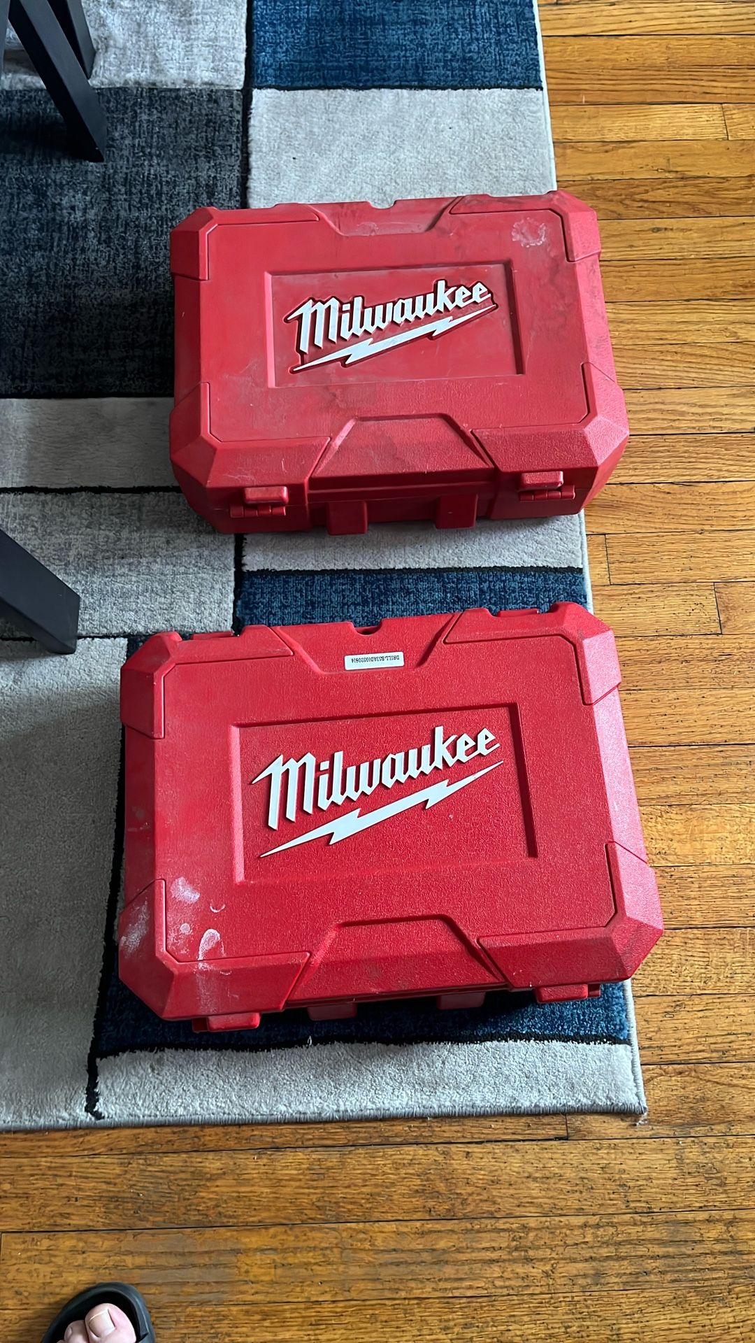 Two Empty tool Box milwaukee