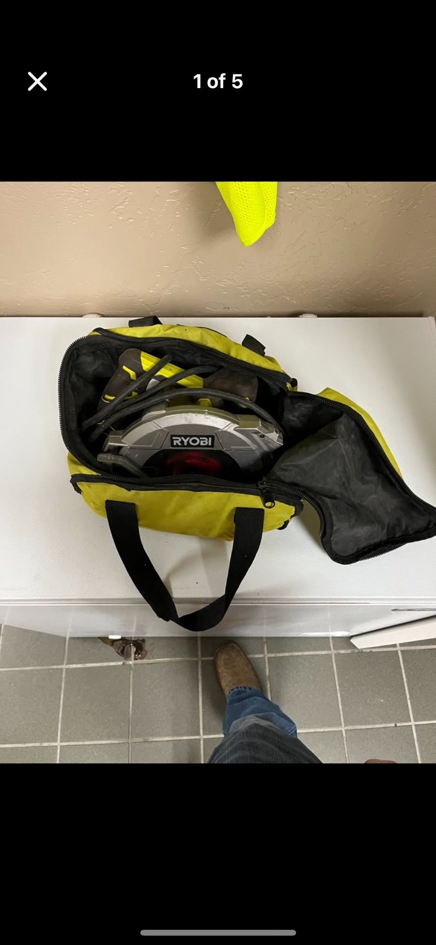 Ryobi 13-Amp 7-1/4" Corded Circular Saw – Used Once