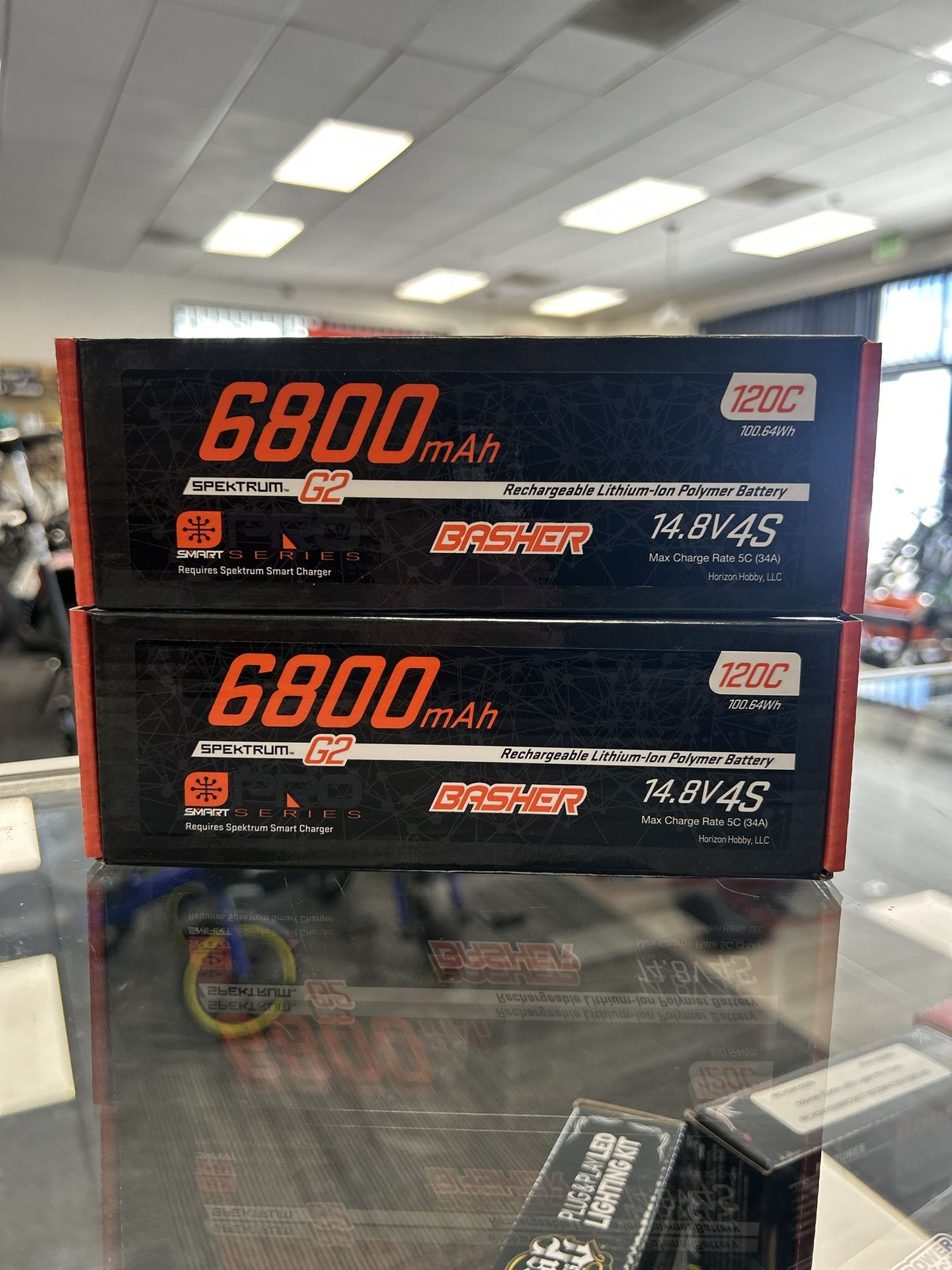 Spektrum G2 4S 6800MAH 120C 14.8V  Lipo Battery.