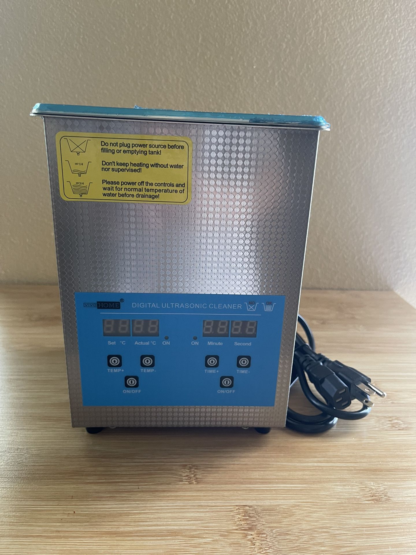 New 2L Ultrasonic Cleaner Machine jewerly autoparts with Digital Timer and Heater