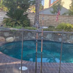 TWO Custom Wrapped CALSTAR or  SEEKER 8' & 9' Deckhand Special Saltwater Fishing Rods in XLNT SHAPE!! 