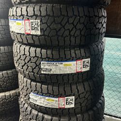 265/70/17 Falken Wildpeak AT4W New Tires installed and balanced included