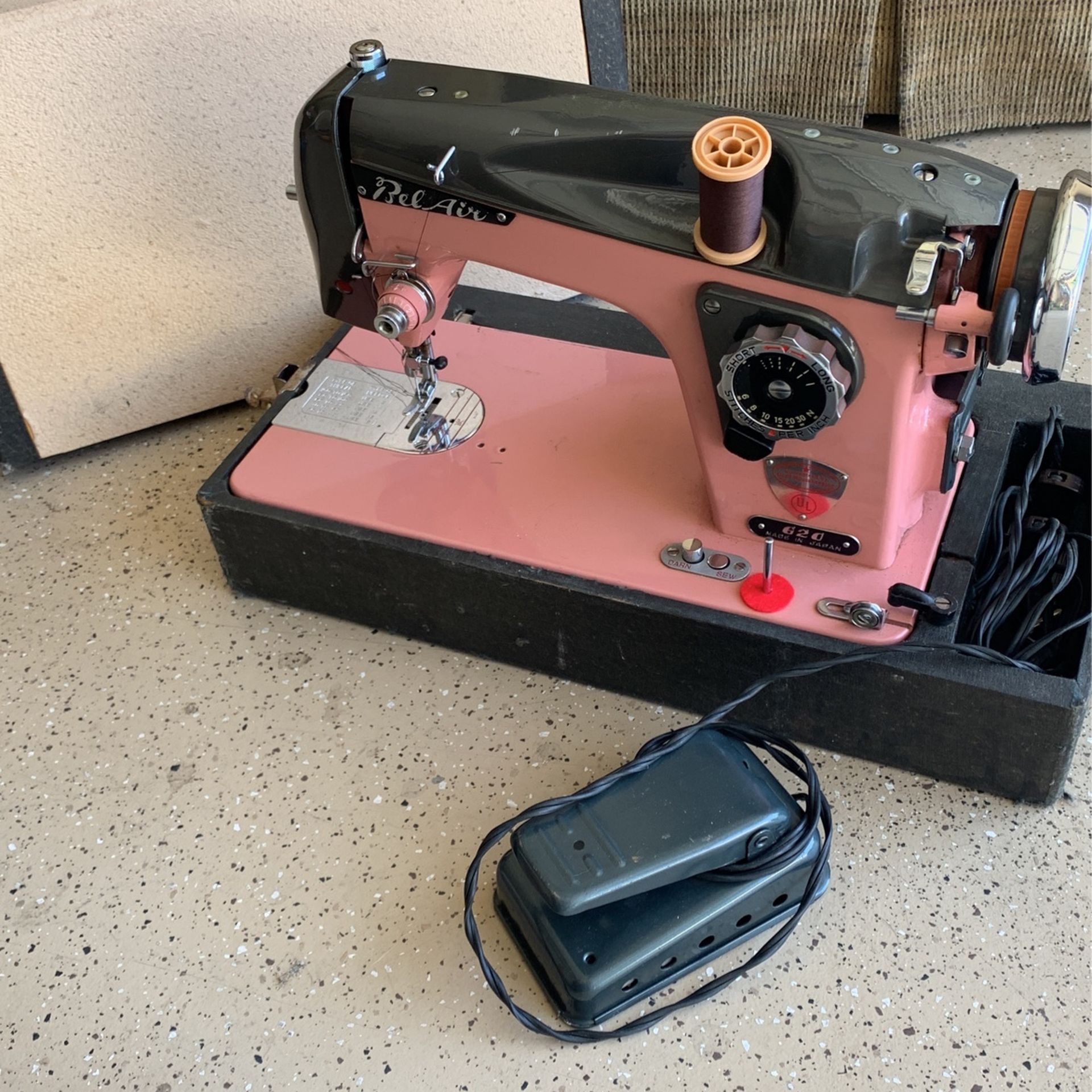 Vintage Bel Air Sewing Machine