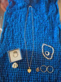 Solid gold and silver 14k, 10k
