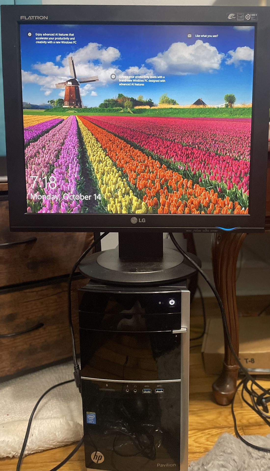 HP PAVILION DESKTOP COMPUTER