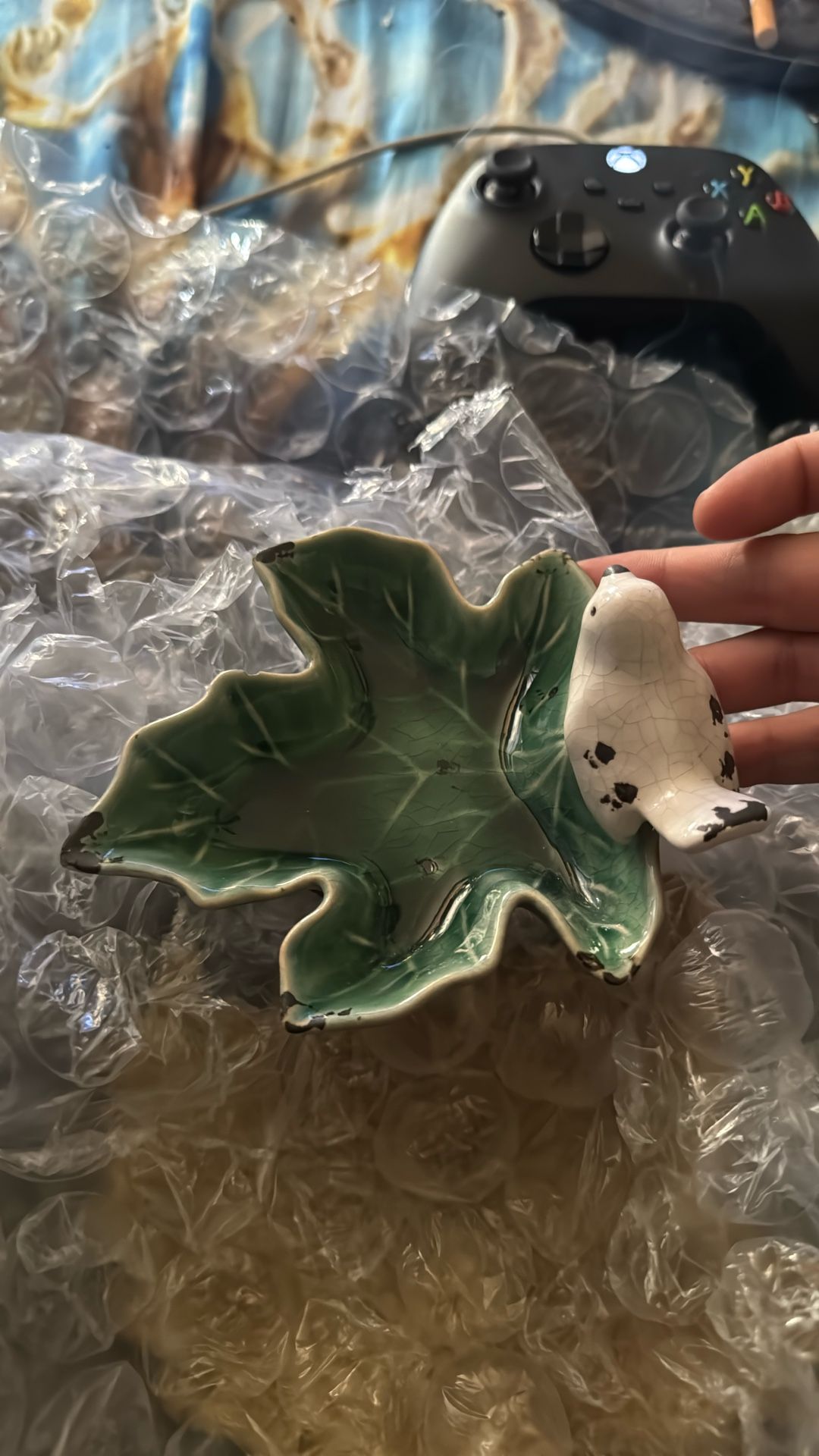 Ceramic Leaves Of All Sizes Make An Offer !