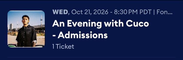 Cuco Concert