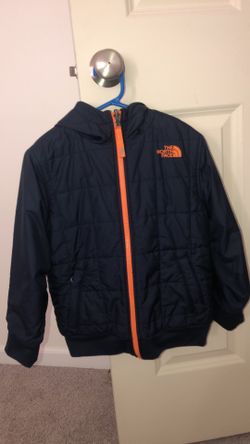 North Face boys reversible coat