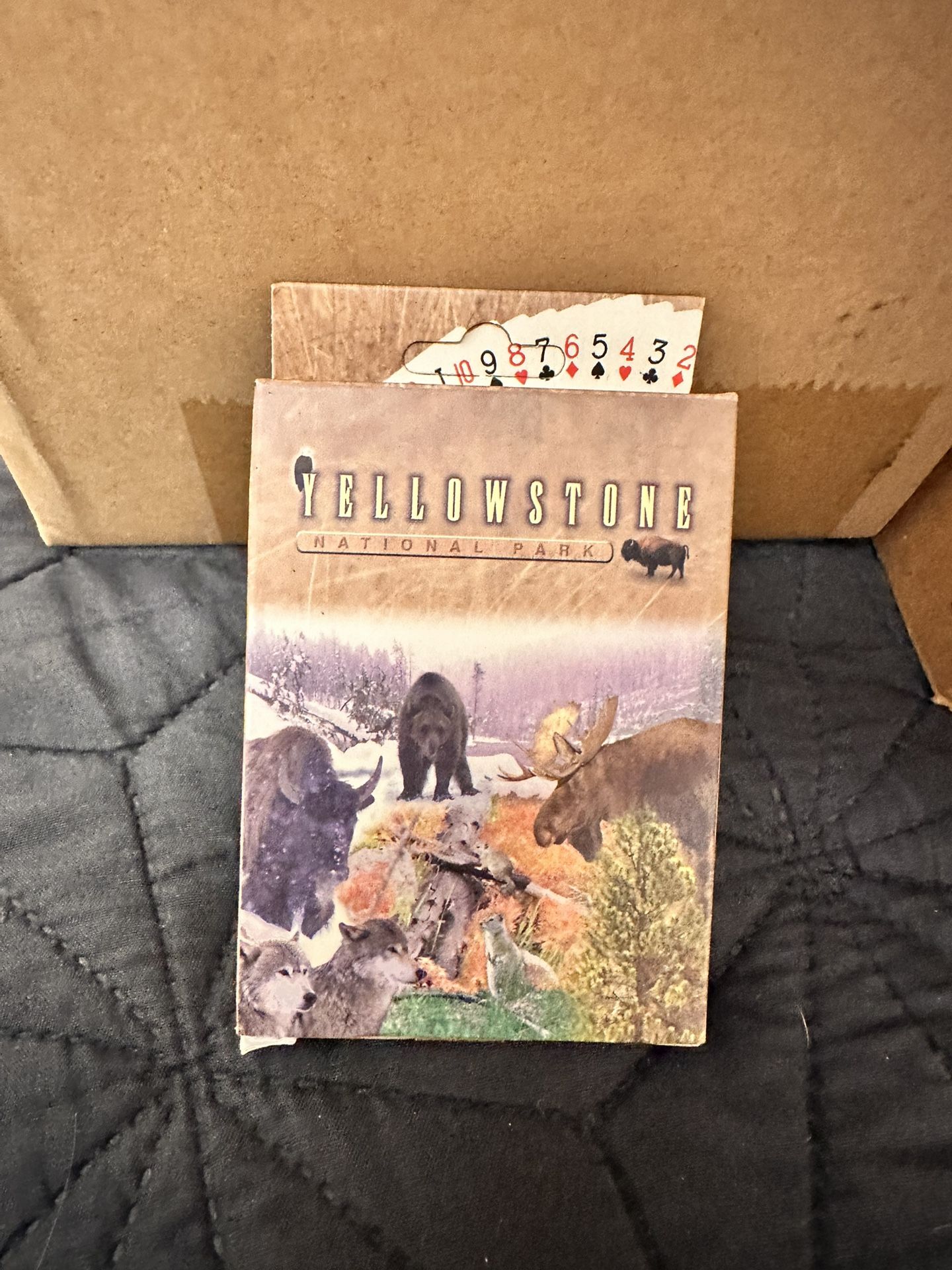 SEALED Vintage Yellowstone National Park Souvenir Standard Playing Cards