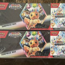 Prismatic Evolution Surprise Box + Booster Bundle (Sam’s Club 2 pack)