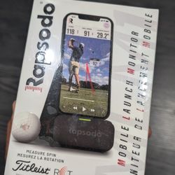 Brand new Rapsodo Launch Monitor 