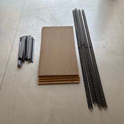 5 SHELF METAL RACK UNIT - 36x18x60 Inches