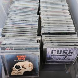 Classic Rock, heavy metal, alternative rock, and punk  CD's