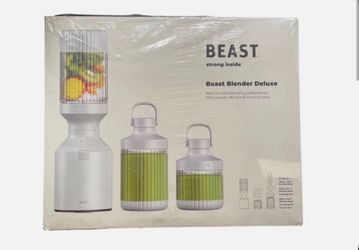 Beast Blender Deluxe 1000W Personal Countertop Smoothie & Shake Maker White