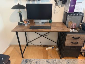 Industrial Wood & Metal Desk