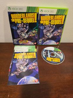 Borderlands: The Pre-Sequel Xbox 360 Complete W Slip Cover Video Game CIB