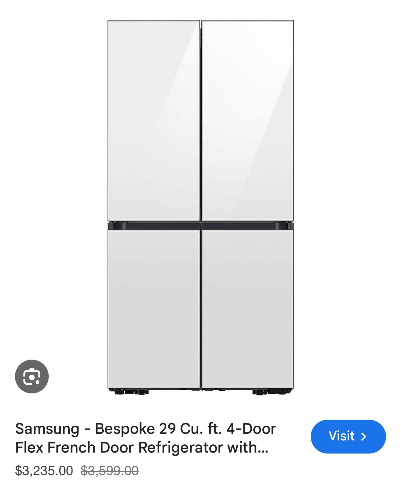 Gorgeous White Samsung Refrigerator