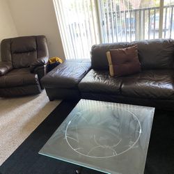 Couch Set And Coffee Table 