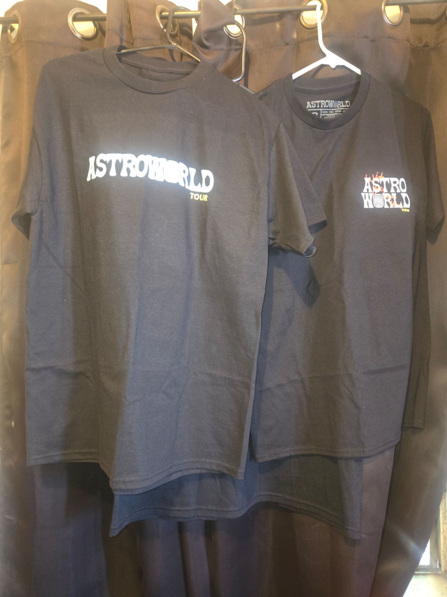 Astro world travis scott tee size small and med