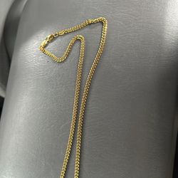 925 Silver Gold Plated Chain