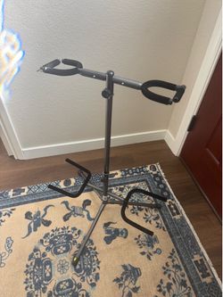 Proline Double Guitar Stand – Holds 2 Guitars – $20
